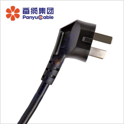 單相兩極帶接地不可拆線插頭