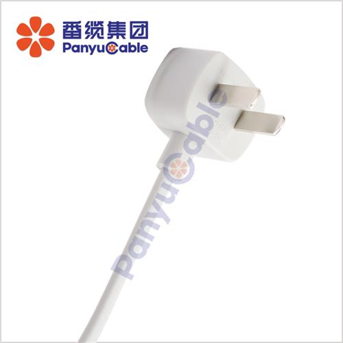 單相兩極不可拆線插頭