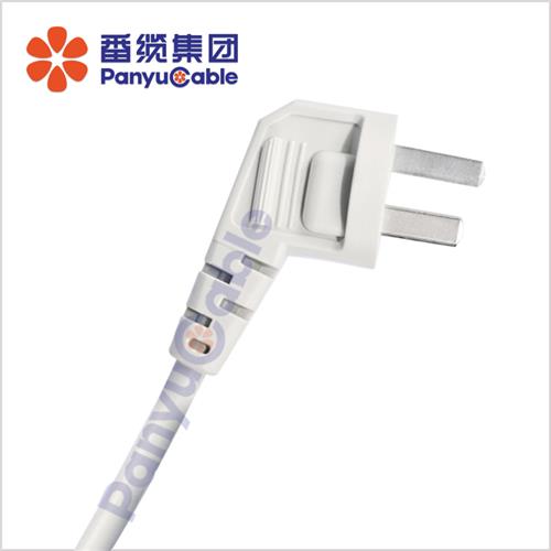 單相兩極帶接地不可拆線插頭